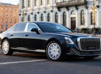 Роскошный гибридный седан Hongqi Guoya добрался до России: цены впечатляют