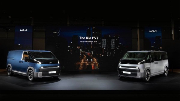 Представлены электрические фургон и микроавтобус Kia PV7 Представлены электрические фургон и микроавтобус Kia PV7